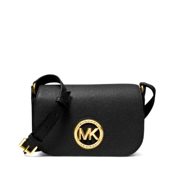 Michael Kors Bags Michael Kors Black Samira Small Pebbled Leather